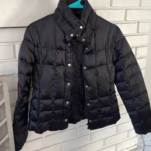 Express Black Puffer Coat